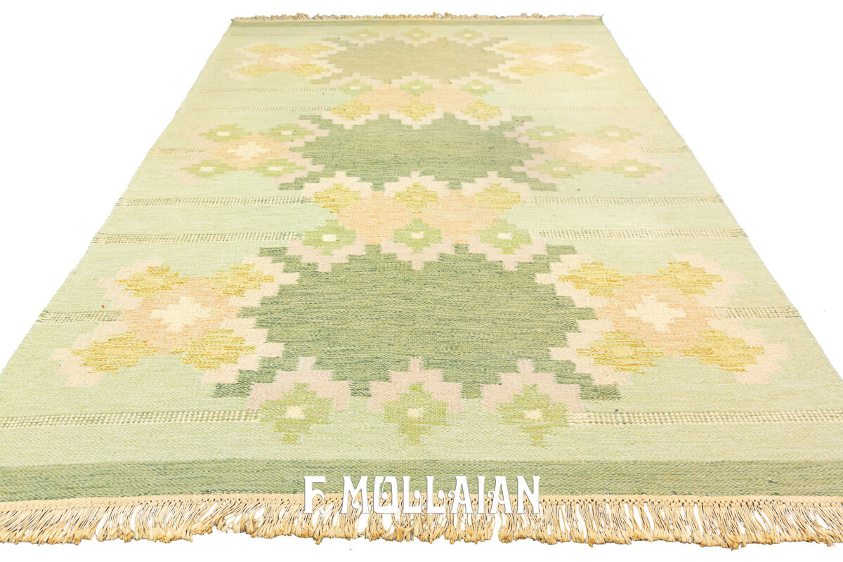 Scandinavian Rollakan Swedish Rug n°:395049